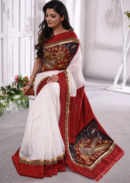 Traditional Durga Puja Sarees