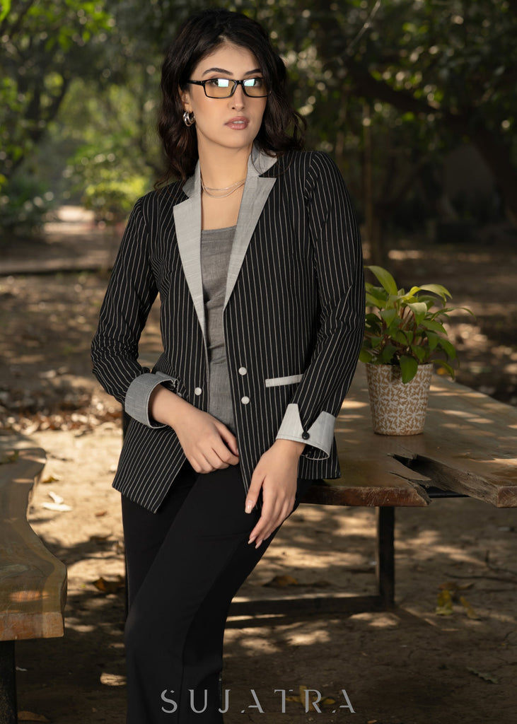 ON-SALE-smart-black-cotton-striped-formal-blazer-with-grey-combination-and-optional-cotton-inner