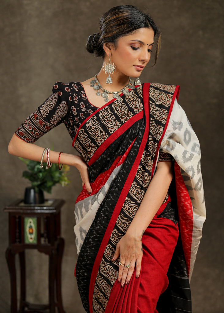 Maroon Dark Red Embellished Lycra Saree, With Blouse Piece at Rs 4900/piece  in Surat