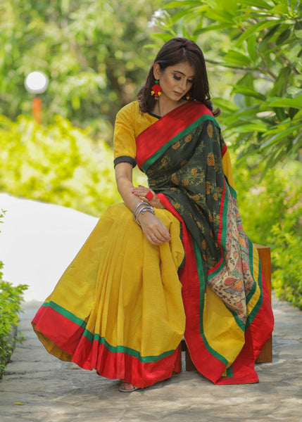 Buy Madhubani Cotton Sarees Online | Madhubani Sarees Online Shopping ...