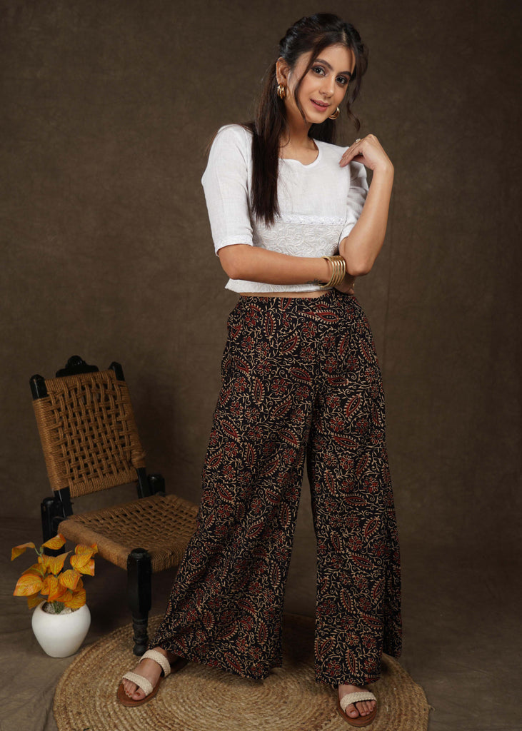 28 Modern ways to Wear Palazzo Pants with other Outfits | Tropical fashion, Palazzo  pants outfit, Tropical pants